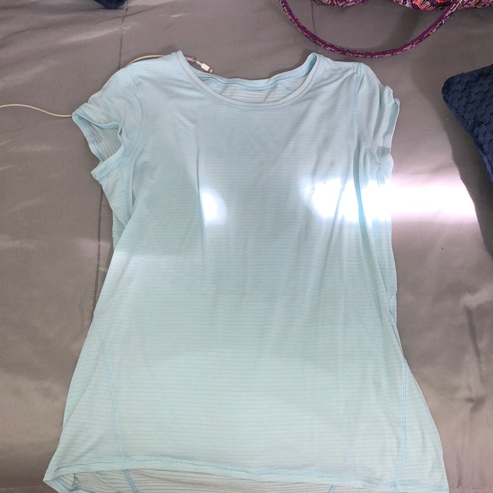 Light blue lululemon top